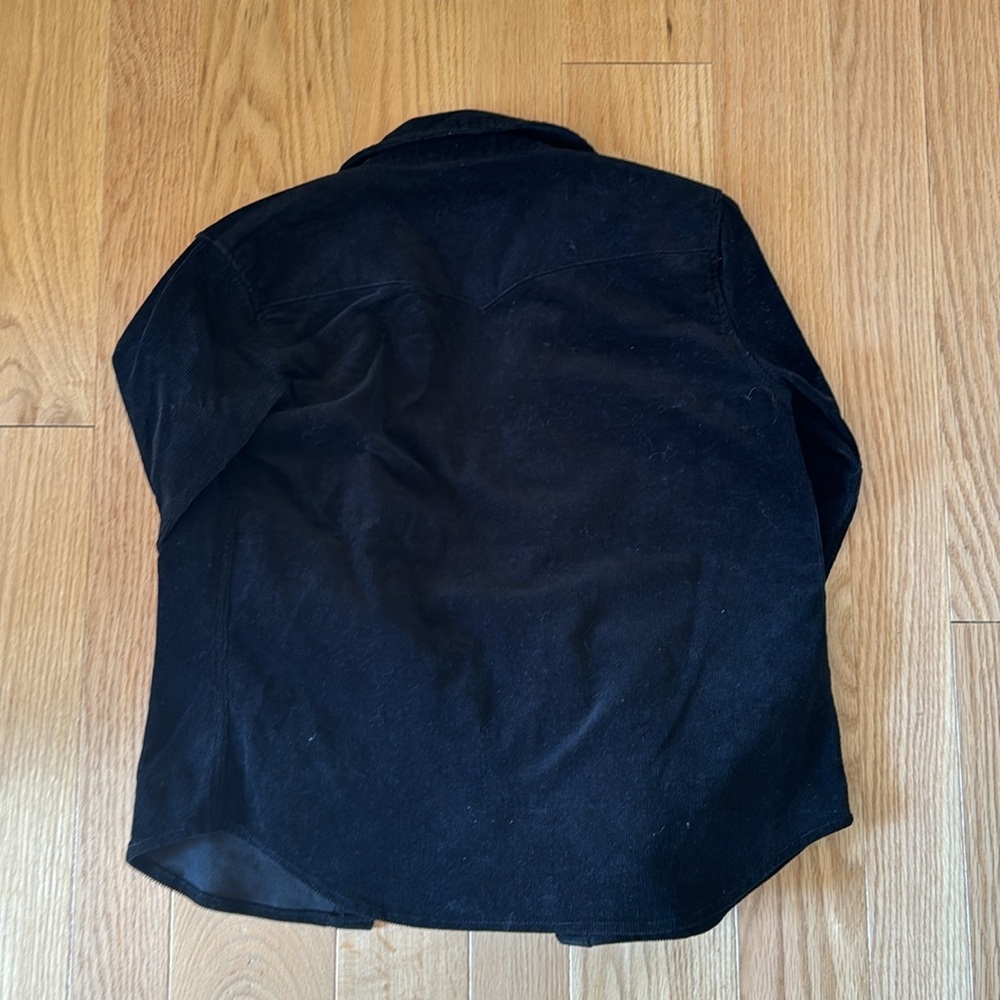 Topo Designs Corduroy Black Button Down Shirt - Picture 4 of 4
